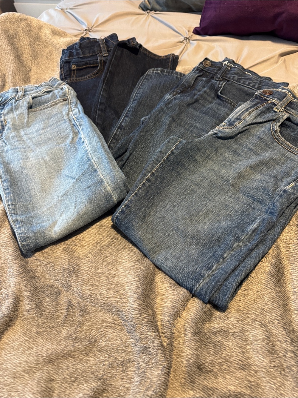 The Children's Place Kids Jeans - Light and Dark Blue Denim Pack